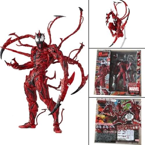 Revoltech Carnage Action Figures Collectible Model Toys 16cm