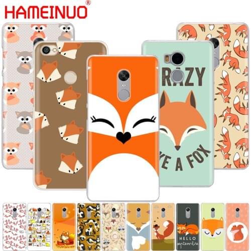HAMEINUO sly fox cute animal Cover phone Case for Xiaomi redmi 4 1 1s 2 3 3s pro redmi note 4 4X 4A 5A