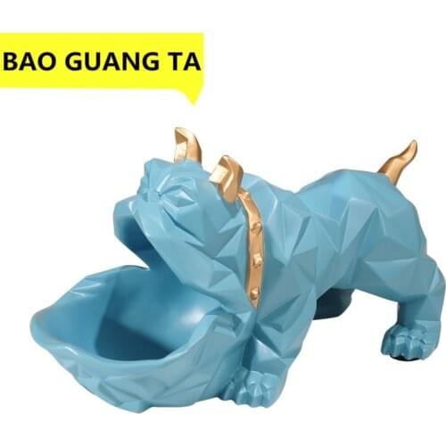 French Bulldog Snack Box Candy Tray Food Storage Box Wedding Candy Plates Animal Organizer Storage Home Decorations