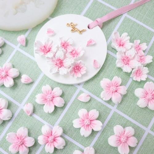 Creative Chocolate Mold Cherry Blossom Pattern Kitchen Gadget Silicone Candy Cookies Baking Mould for Bakery Cooking Tools