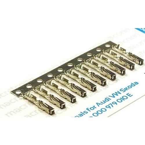 Set 0f 10/20/50/100pcs Crimp Terminals (Pins) For Repair Wire 000979010E For Audi VW Skoda Seat