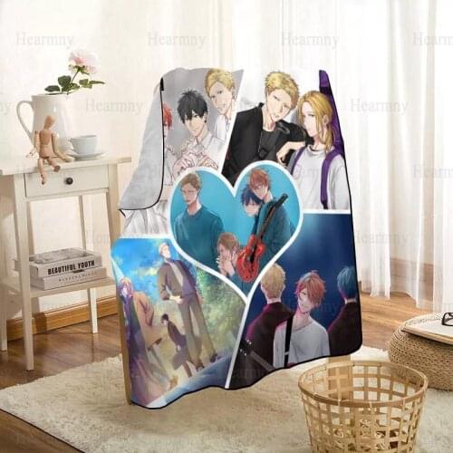 Cute Japan Given Anime Throw Blanket Personalized Blankets On For The Sofa/Bed/Car Portable 3D Blanket For Kid Home Textiles