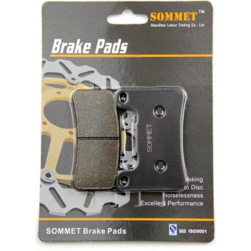 SOMMET Motorcycle Front Brake Pads Disks 1 pair for Suzuki GSXR 1000 K (04-11) GSXR1000 GSXR1000K LT379