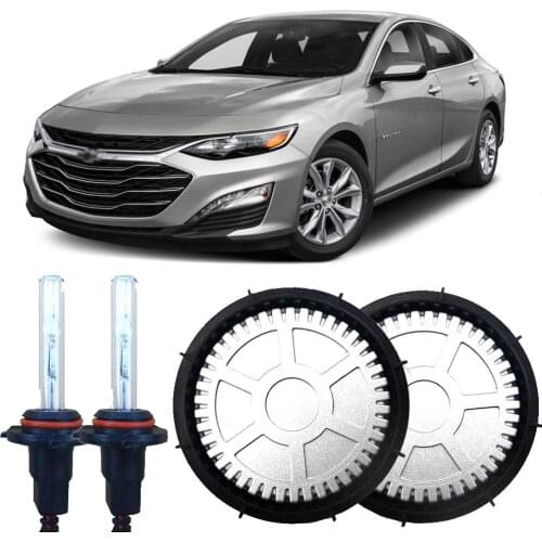 Generation 55W All In One Hi/Lo Beam Error Free H7 Lamp Bulbs Alloy Ballasts Cover HID HeadLights For Chevrolet Malibu