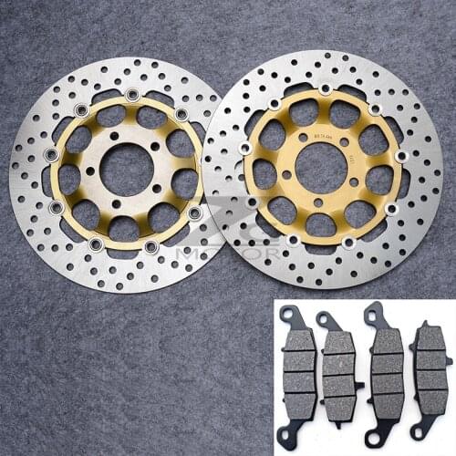 Front Brake Disc Rotor Brake Pad For SUZUKI GSF600 Bandit 2000-2004 GSX600 GSX750 1998-2002 SV650 1999-02 2001 2003 98 99 01 03