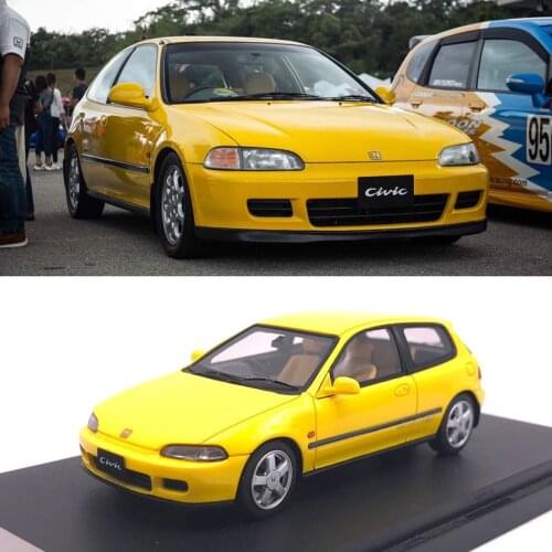 Triple9 1:43 HONDA 1987 CIVIC EF-3 Si EG6 1990Integra DA8 XSi 1987Prelude Si BA5 Collector Edition Metal Diecast Model Toy