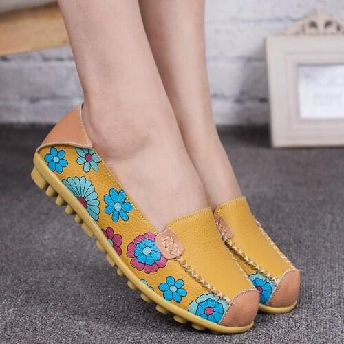 Woman Flat shoes Summer Woman Flower Ballet Flats Oxford Boat Shoes Spring Woman Sneakers Lady Low Heel Shoes Woman Loafers