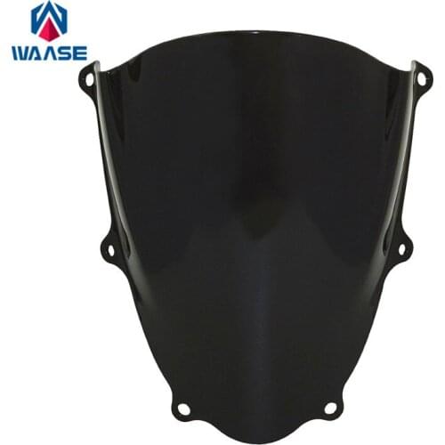 Waase Motorcycle Double Bubble Windscreen Windshield Shield Screen For Suzuki GSX-R GSXR 1000 1000R 2017 2018 2019