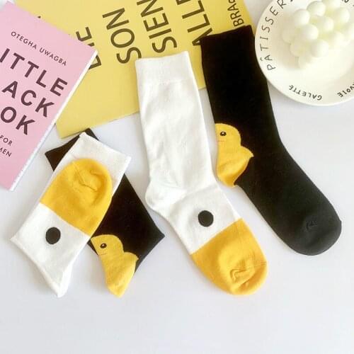 Funny Goose head Socks Animal Casual Cotton for Women Socks Fashion Female Happy sports warm harajuku Bird Sock winter Cute sox