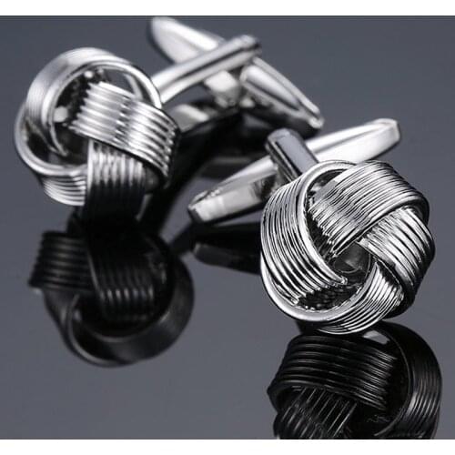 Mens Cufflinks brand new high quality fashion jewelry Silvery Cufflinks mens wedding business suits pin gifts