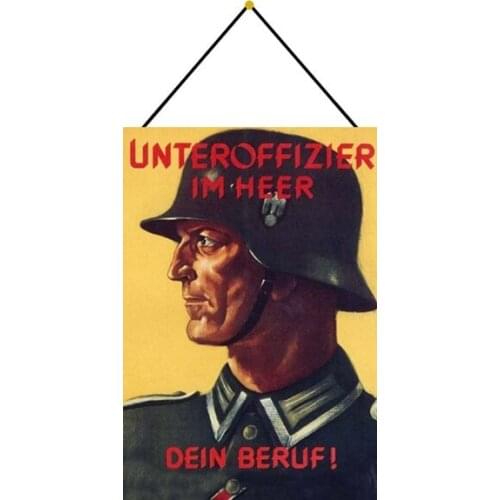 Sergeant IN Army Tin Sign 20 X 30 CM