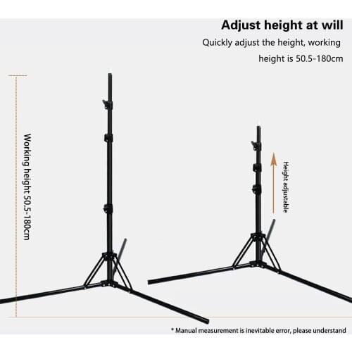 1.8 m photography rack three tripod photo studio soft light box Flash Bracket professional portable folding shelf CD50