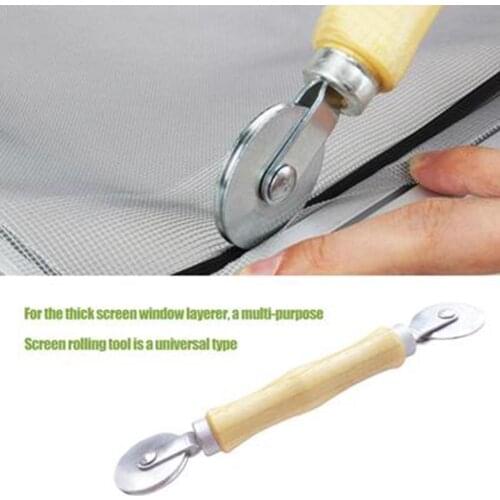 20cm Rubber Gauze Wheel Window Install Tool Screen Roller Installation Hand Rolling 3.5cm Tool Window Dia Door Q2H5