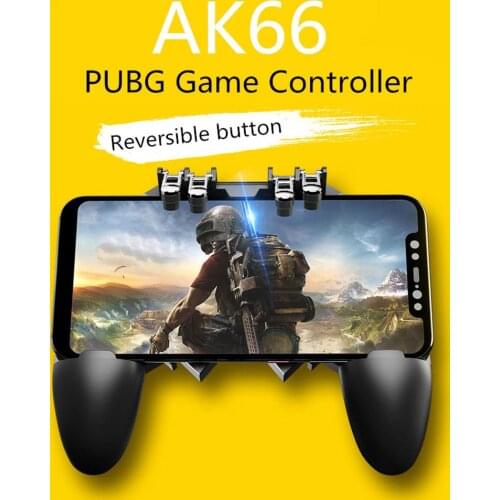 MEMO AK66 Six Finger Mobile Gamepad Fire Button Trigger For PUBG Mobile Gaming L1 R1 Aim Key Shooter Controller Joystick Handle