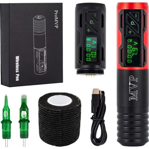 ProMVP Premium Quality Wireless Tattoo Machine Extra Battery Set Pen With Swiss Motor Durable Battery