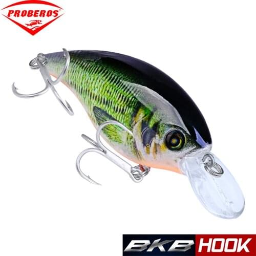 1PC PRO BEROS Crankbait Fishing lure Exported to Japan 9cm 16.5g Fat Mini Bass Bait Hard Artificial Swimbait Fishing Tackle