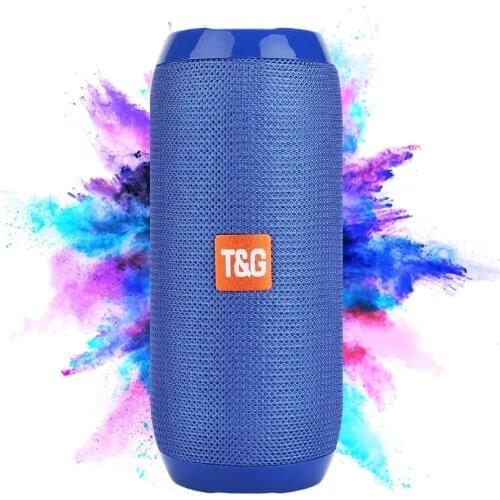 TG117 Portable Bluetooth Speaker Wireless Bass Column Waterproof Outdoor USB Speakers Support TF Card Subwoofer Loudspeaker