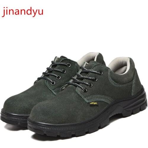 Steel Toe Boots Safty Shoes Male Anti Smash Anti Piercing Working Shoes Man Safety Protective Boot Mens Breathable Shoes