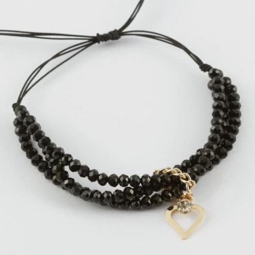 3'lü Crystal Bracelet (Yellow Color)