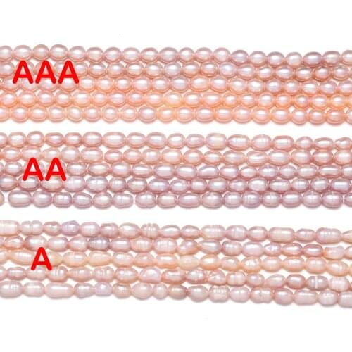 Fine Freshwater Pearl Purple Beads High Quality Natural Pearls for Jewelry Making DIY Elegant Necklace Bracelet Accessories 36cm