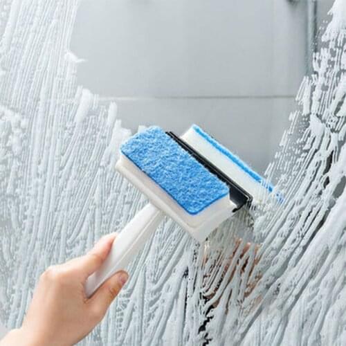 Double-sided Magic Window Cleaning Brush Multifunction Glass Wiper Portable Household Washing Tools For Floor Bathroom Mirror