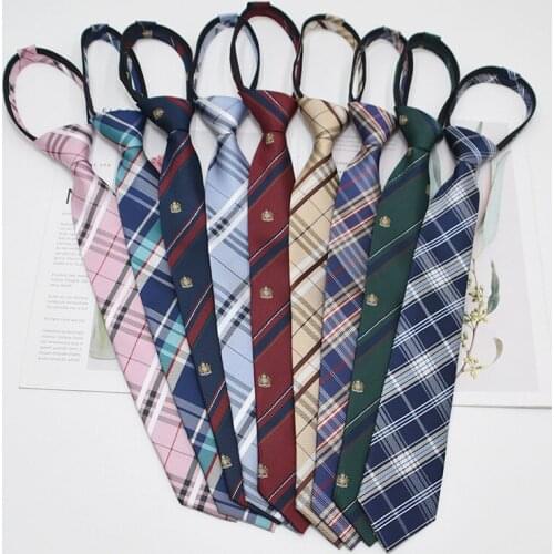 Self Tie Bow Ties for Men Women Uniform Tie Stripe Print College Style JK Fashion Formal Dress Accessories Tie