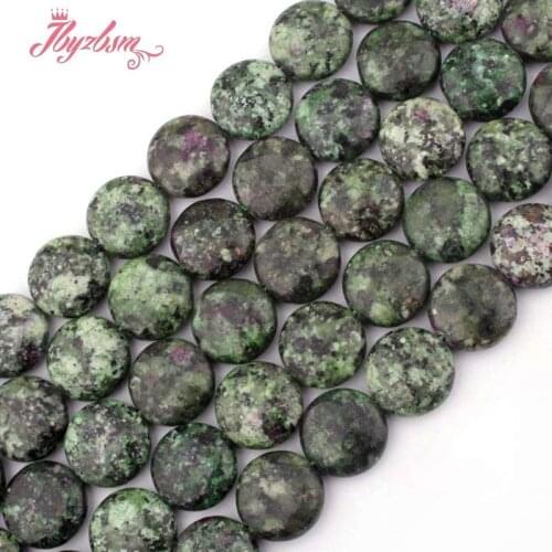 13x18,14mm Smooth Oval&Coin Beads Dye Multicolor Zoisite Stone Beads For DIY Necklace Bracelets Jewelry Making 15" Free Shipping