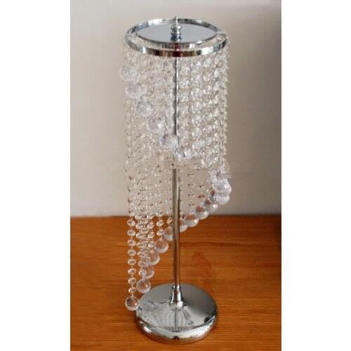 Crystal Table Centerpiece Crystal pillar/22" Tall/Wedding Chandelier,Wedding Decoration