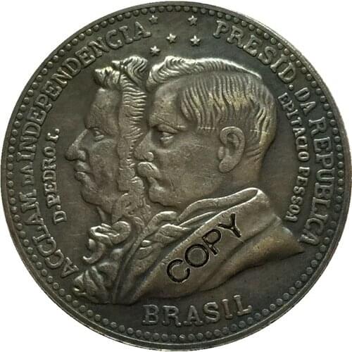 1922 Brazil 2 Reis coins COPY