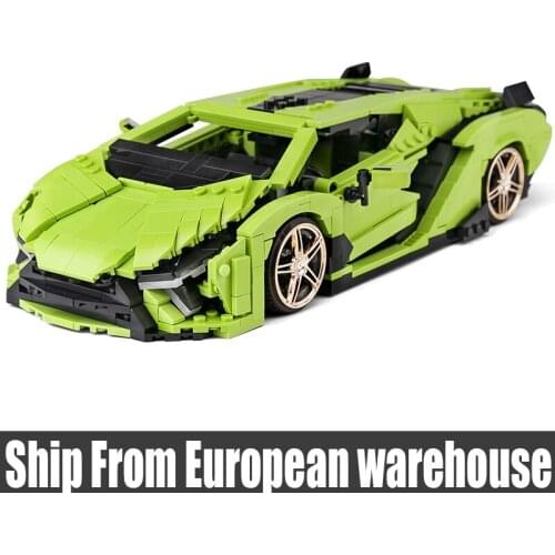 Mould King 10011 Car Model Compatible Lamborghinings Sierne Car Building Blocks Bricks Kids Toys Boys' Gifts