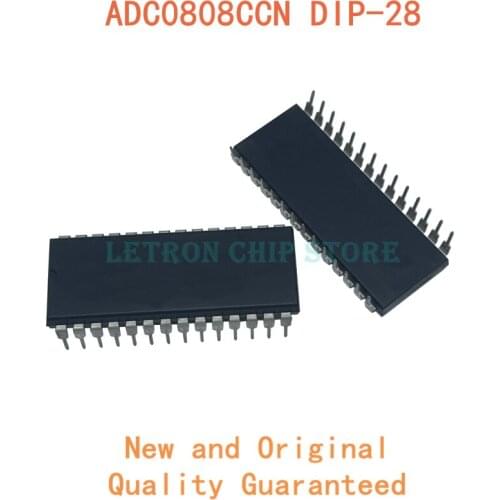 10PCS ADC0808CCN DIP28 ADC0808CC DIP-28 ADC0808C DIP ADC0808 new and original IC Chipset