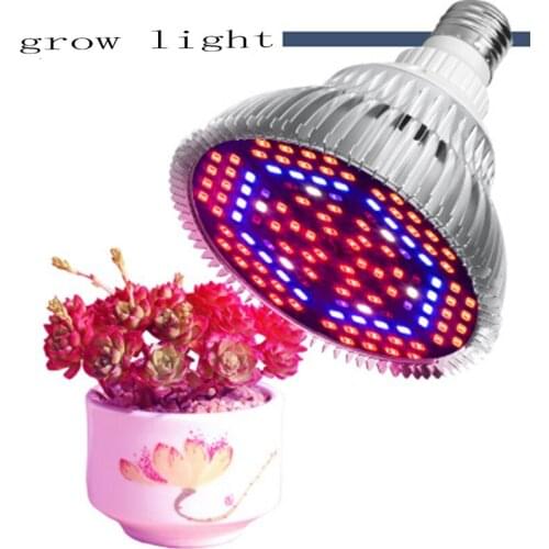 New LED Grow Light Full Spectrum 30W/50W/80W E27 UV IR LED Growing Bulb for Indoor Hydroponics Flowers Plants LED Growth Lamp