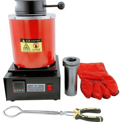 SY CNC melting furnace digital display melting machine gold equipment high melting point melting machine gold