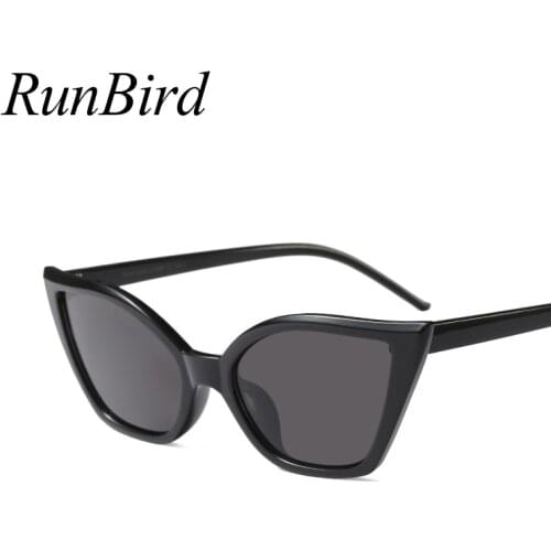 Vintage Women Sunglasses Cat Eye Luxury Brand Designer Retro Sunglass Female Sun glasses Oculos de sol UV400 Eyewear 1445R