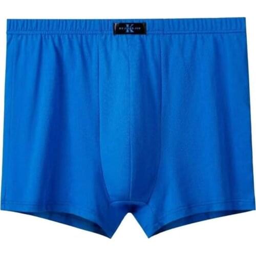 4-pcs 2020 New Mens Boxer Pantie Lot Underpant Loose Large Short Cotton Plus man boxers bamboo cotton Underwear Boxer Male