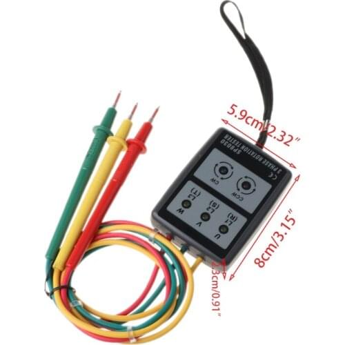 Smart Digital Phase Rotation with LED Indicator Tester Meters SP8030 New