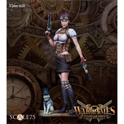 1/50 Scale 35mm Unpainted Resin Figure Brigitte Lafayette collection figure