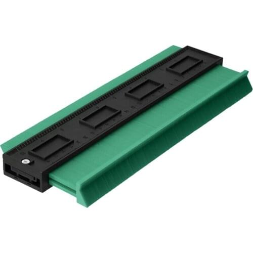 10 Inch Contour Gauge Plastic Profile Gauge Multifunctional Shape Duplicator Edge Shaping Measure Ruler for Professional Preci