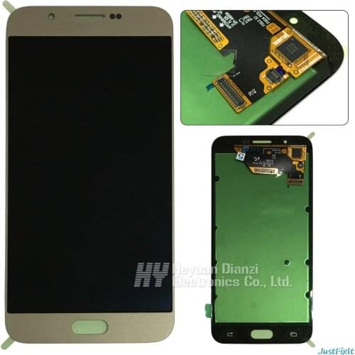 100% original 5.7" Super AMOLED Display For SAMSUNG Galaxy A8 LCD Display A800 A800F Touch Screen Digitizer Replacement