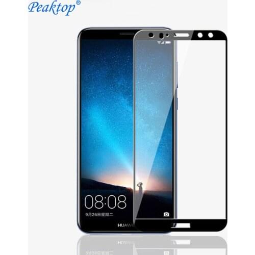 2pcs Full cover Tempered Glass For Huawei Mate 10 lite Y7 Pro Y7 Prime 2018 Screen Protector Nova2i Honor9i 7C Protective Film