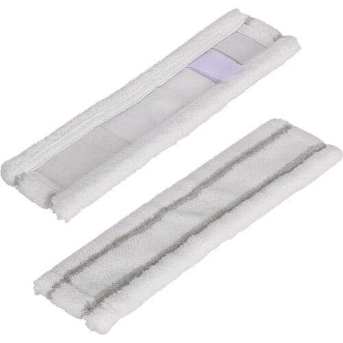 2Pcs Microfiber Mop Cloths For Karcher WV1 WV50 WV75 Vacuum Cleaner Accessories Window Glass Cleaning Dust Clean Up Mop Cloths