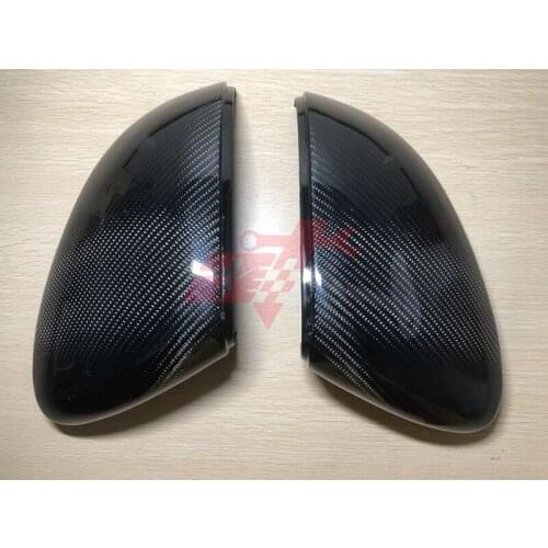 Carbon Fiber Side Mirror Cover For Volkswagen Golf 8 MK8 Replace Re-Styling Caps Carbon For VW Golf 8 MK8