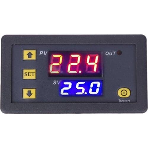 W3230 Temperature Controller Thermostat Dual LED Digital Temperature Regulator Detector Temp Meter Heat Cooler