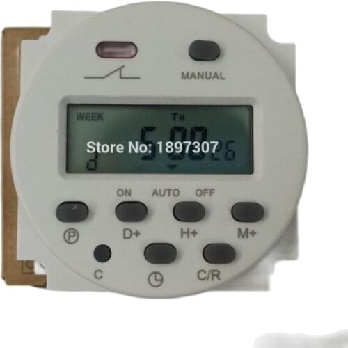DC12V Digital LCD Power Timer Programmable Time Switch Relay 16A