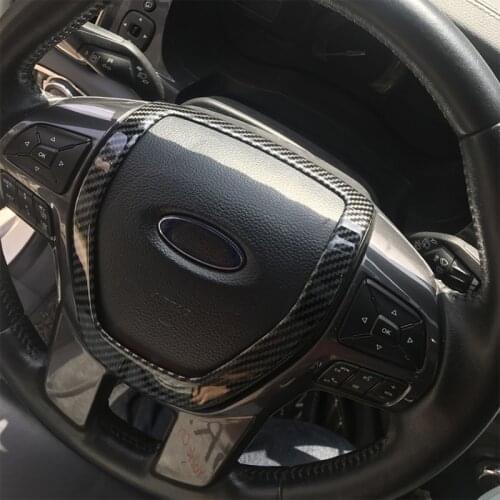 Car Steering wheel sequins Decorative For Ford Ranger 2015 2016 Accessories