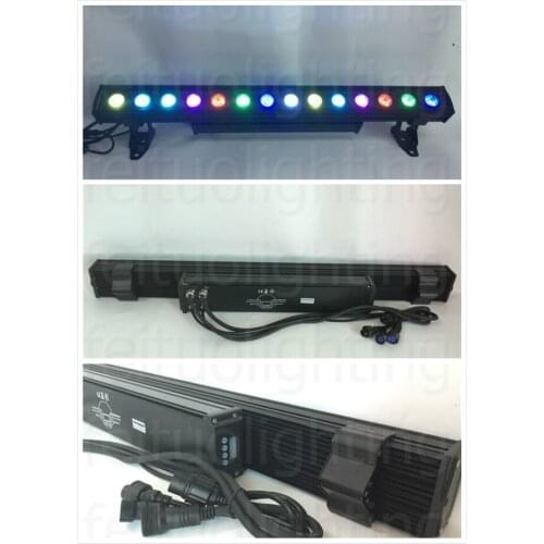 E-4/lot Waterproof DJ Led Wall Washer 14x30W RGB 3in1 Dot Pixel COB Led Bar Wall Washer Light