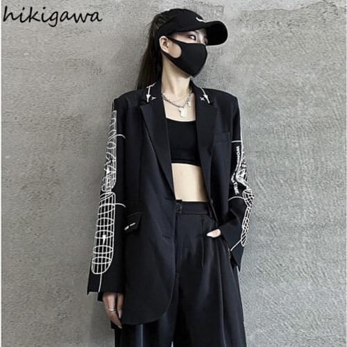 Женские пиджаки блейзеры HIKIGAWA China At AliExpress