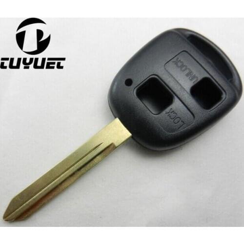 2 Buttons Remote Key Shell For Toyota TOY47 Blade 20PCS/Lot + Super Quality