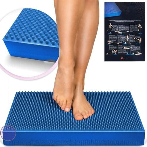 Yoga Pad Balance TPE Foot Mat Massage Mat 40*33*6cm Body Building Gym Fitness Home Workout Sport Mat Gym Pilates Pad