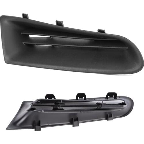 Left/Right Car Front Front Bumper Grill Anti-Scratches Auto Light Protective Accessory Fit For Renault Clio MK3 2005–2009